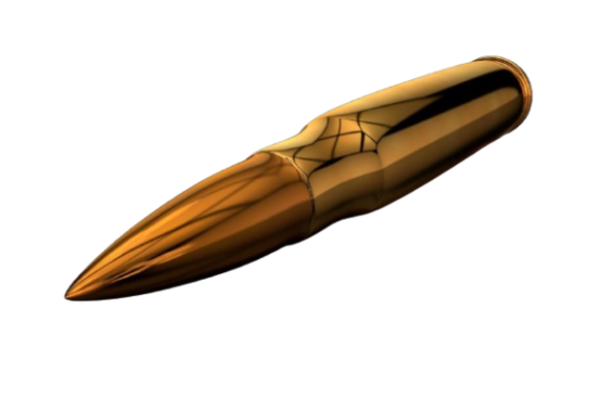 3d illustration of a golden bullet or cartridge close up free photo removebg preview e1712980860185